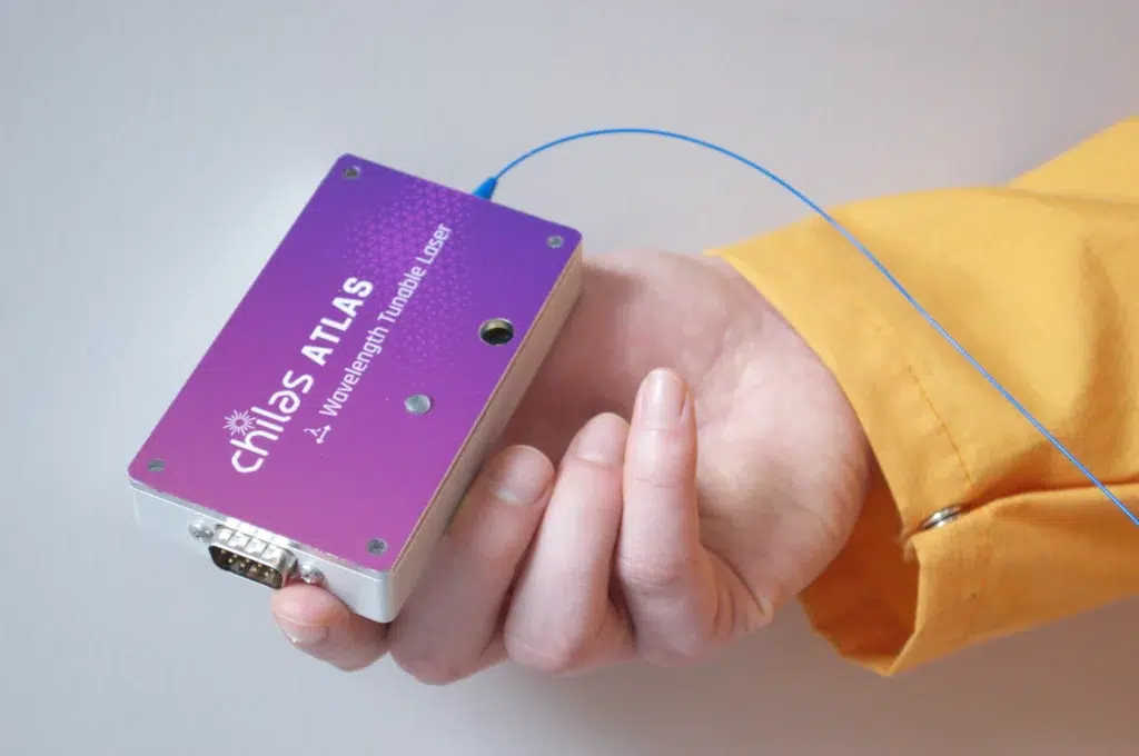 ATLAS O-band wavlength tunable laser in hand